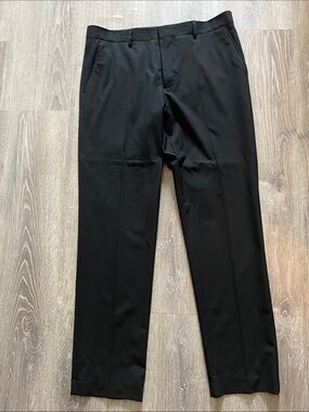 jf j.ferrar Men's Black Dress Pants